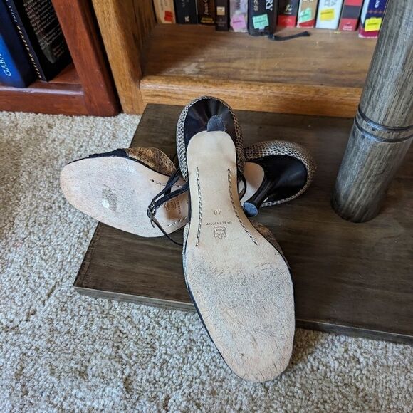 RICKARD Shah lizard and suede Mary Jane's sz 40 euc - Picture 4 of 6